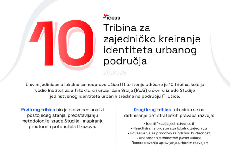 Tribine za zajedničko kreiranje identiteta urbanog područja